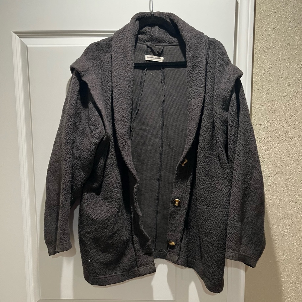 Gray Free People Cardigan